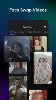 faceplus - face effects iphone screenshot 1