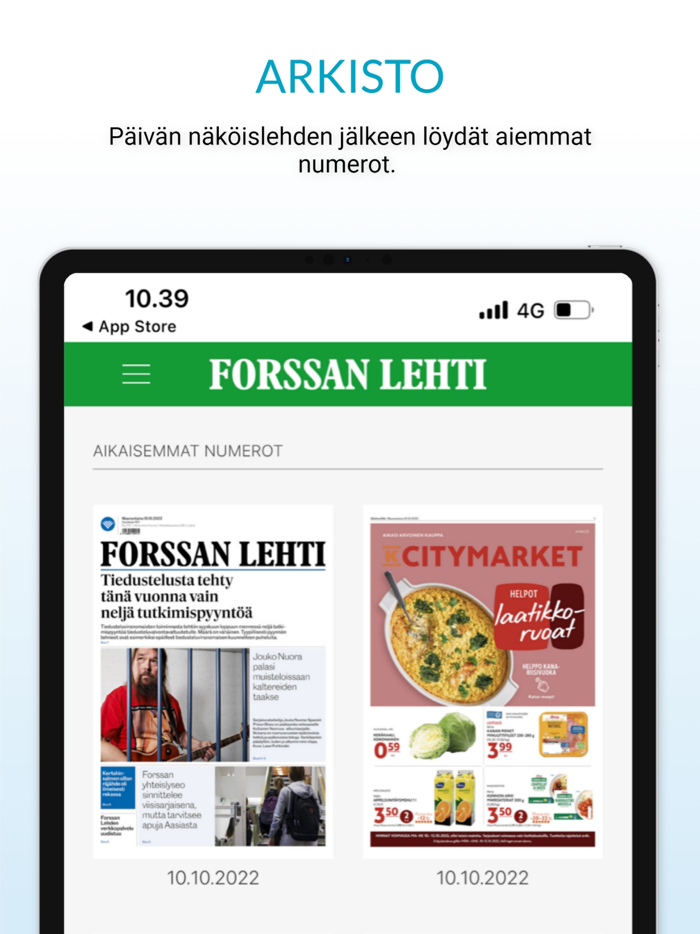 Forssan Lehti -sovellus
