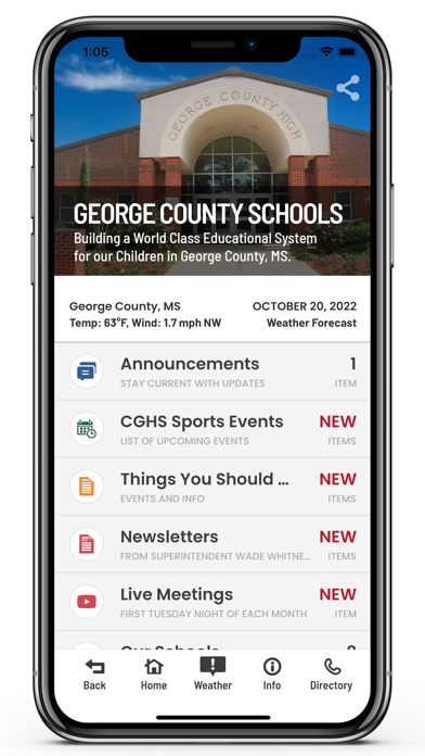 George County School District Screenshot