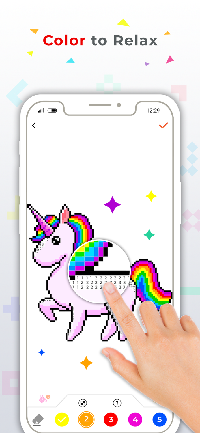 Pixel Art  Number Color Game