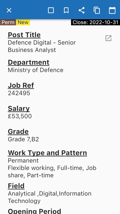 Civil Service Jobs UK Screenshot