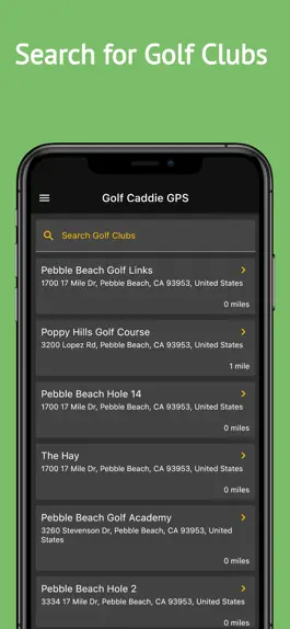 Game screenshot Golf Caddie GPS mod apk