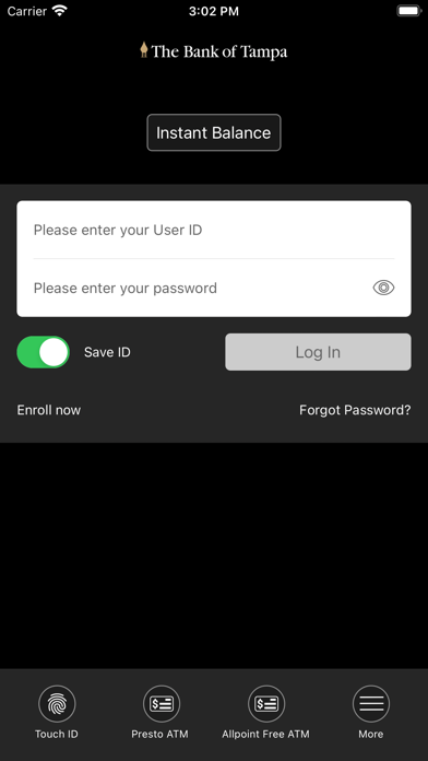 The Bank of Tampa Mobile Screenshot