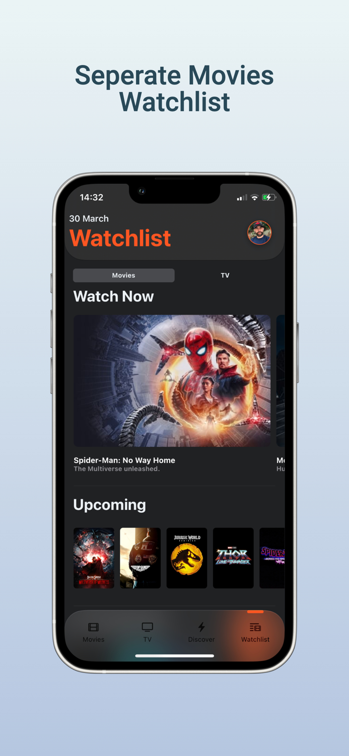 Watchlist Track TV and Movies
