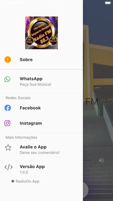 Rádio Impacto Gospel FM Screenshot