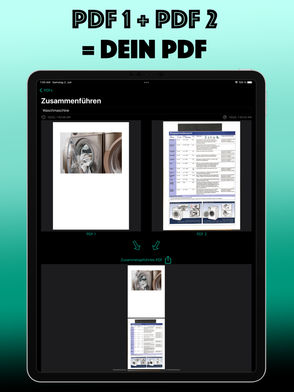 PDFs zusammenführenのおすすめ画像1