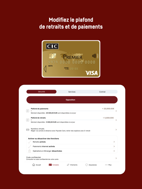 CIC Banque Privée en ligne screenshot 4