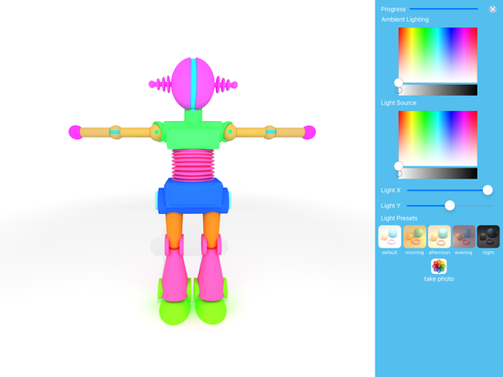 Screenshot #4 pour MorphiEdu - 3D Modeling, AR