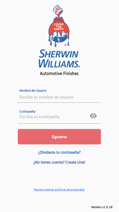 Sherwin Williams Auto Chile Screenshot