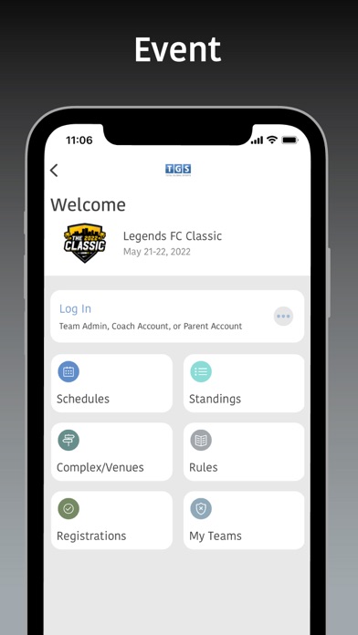 Legends FC Tournaments Screenshot