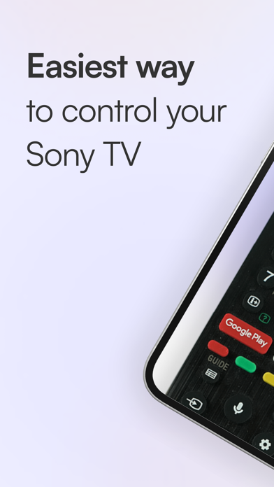 Remote control for Sony Screenshot