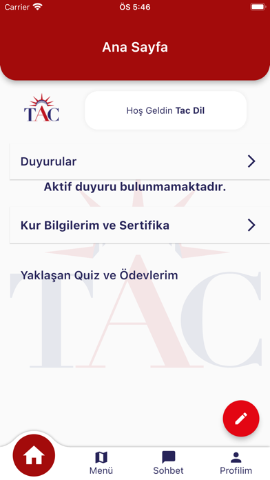 TAC Dil Kursu Screenshot