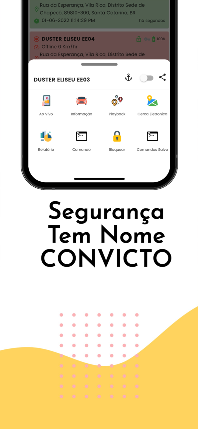 Convicto Rastreamento