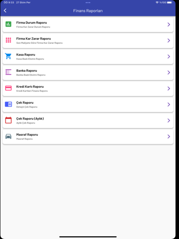 Screenshot #6 pour Barsoft Cep Rapor