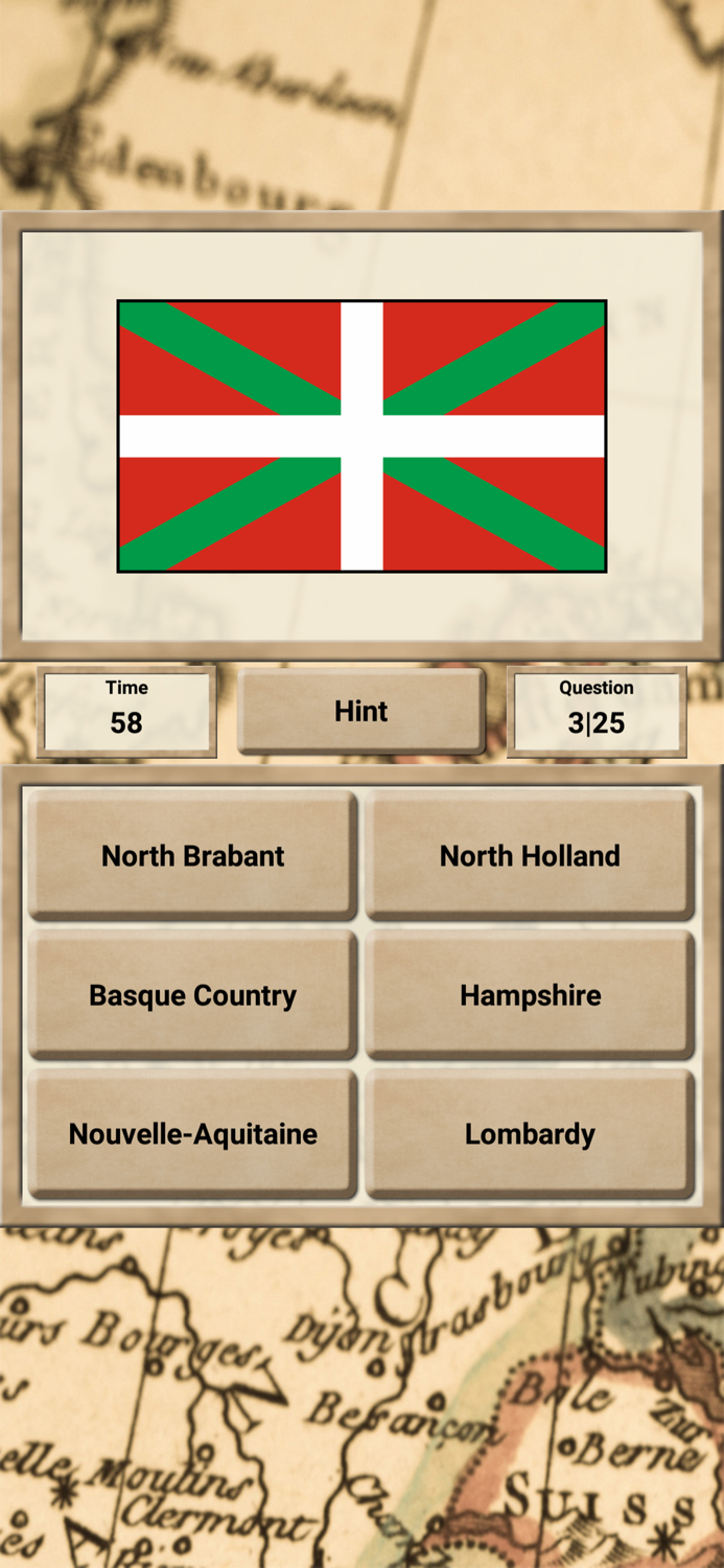 Europe Geography - Quiz Game