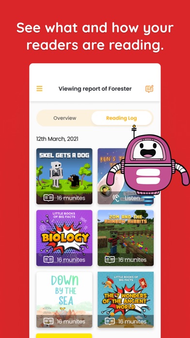 Bookbot Reports Screenshot