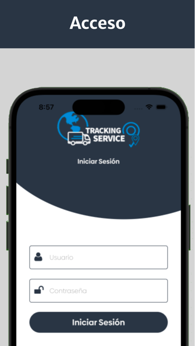 Tracking Service Screenshot