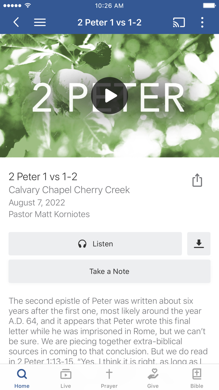 Calvary Chapel Cherry Creek