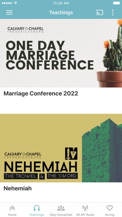 Calvary Chapel Fredericksburg Screenshot