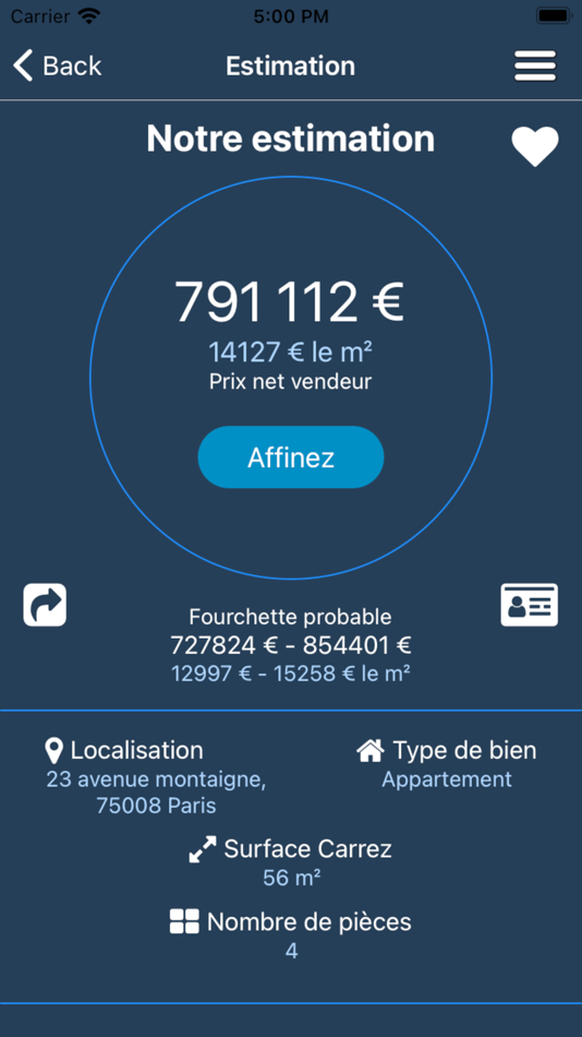 #3. ESTIMATION IMMO (iOS) Podle: Acheter-louer.fr
