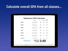 Game screenshot Salesianum GPA Calculator apk
