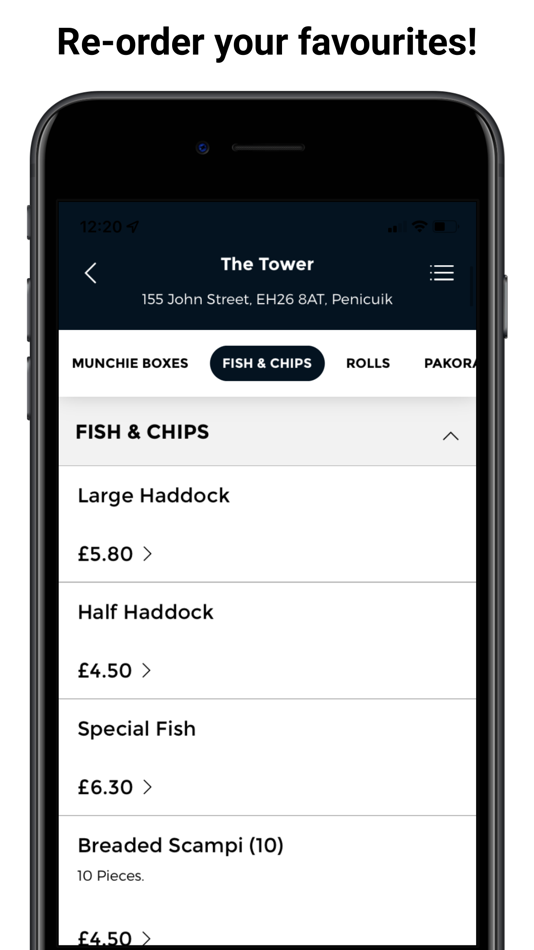 #2. The Tower Takeaway App (iOS) 由: The Tower Takeaway