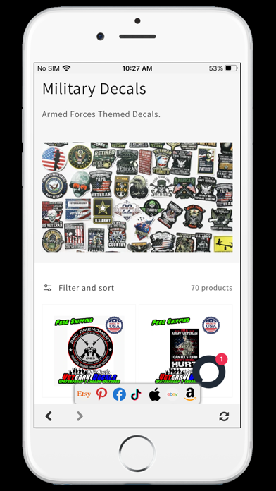 Veteran Decals Screenshot