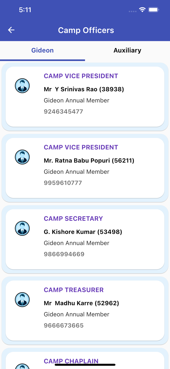 Gideons India Mobile App GMAP