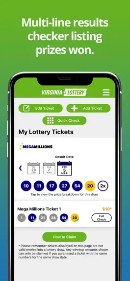 Game screenshot Virginia Lottery Numbers hack