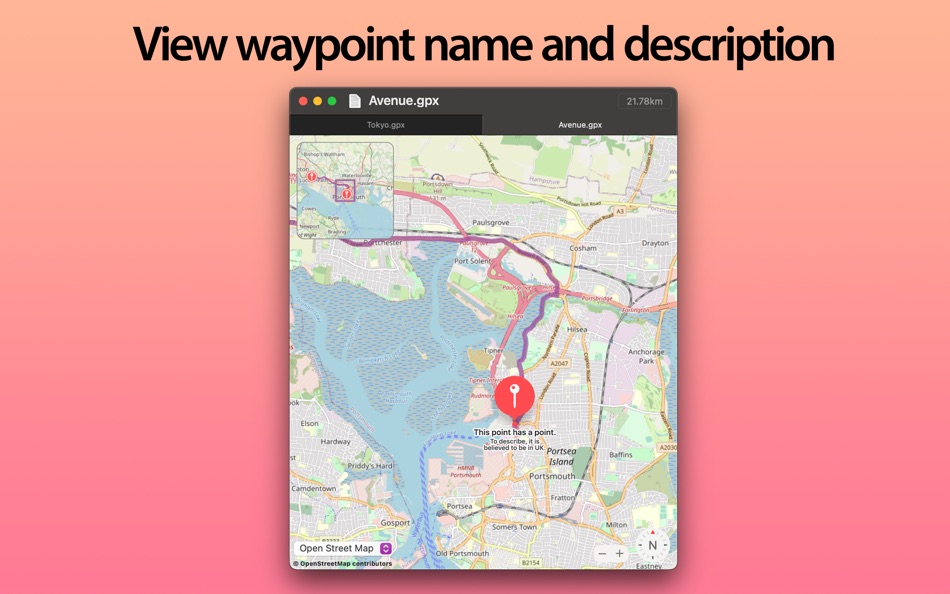 #3. Avenue GPX Viewer (macOS) بواسطة: Vincent Neo