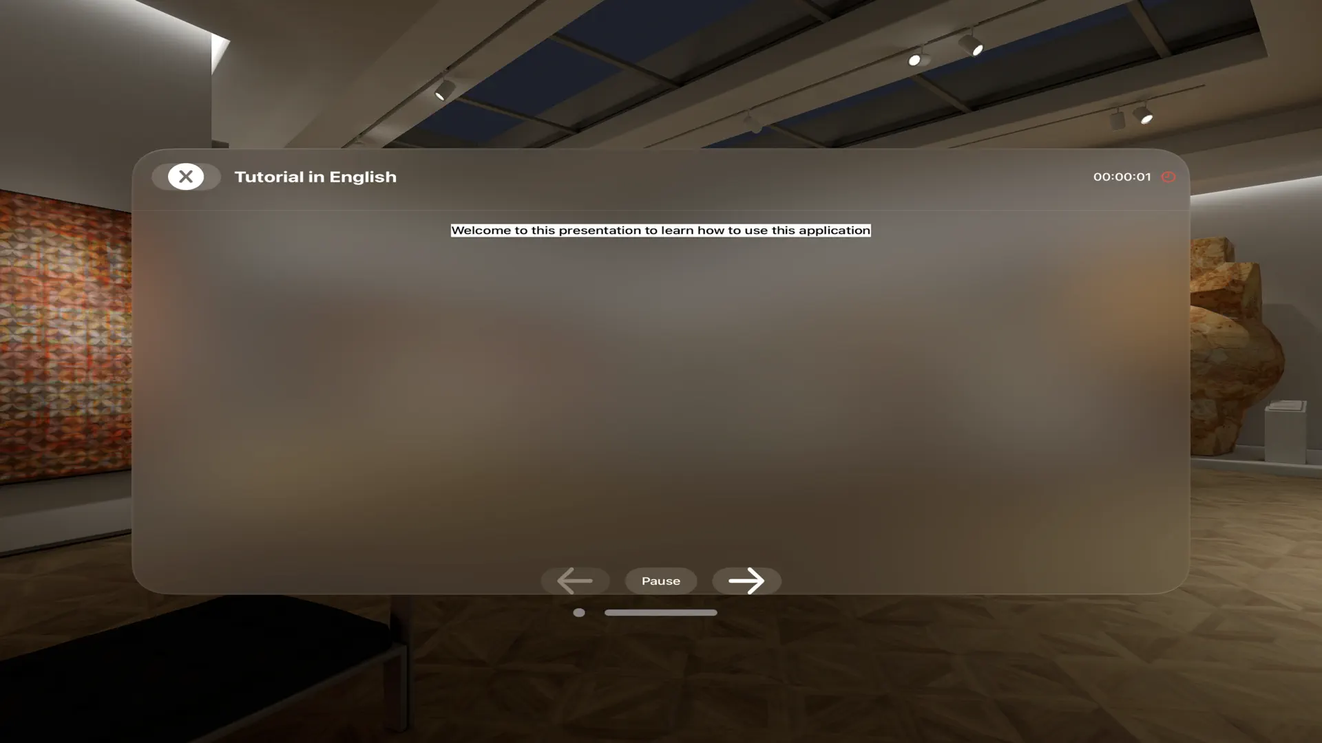 Speakers assistant screenshot