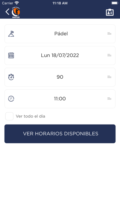 Padel Center Mayor Screenshot
