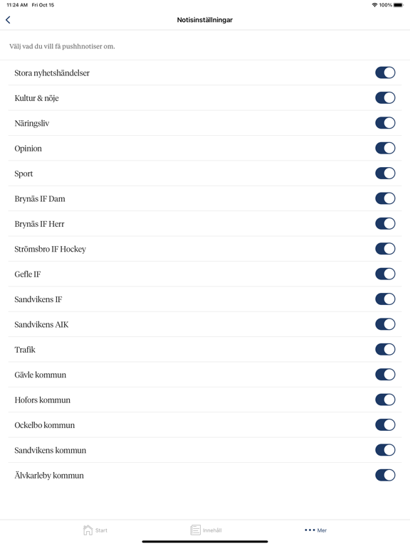 Screenshot #6 pour GD Nyhetsapp