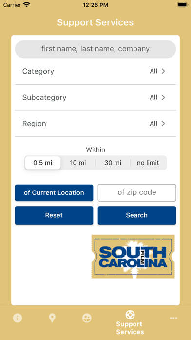 South Carolina Film Office Screenshot