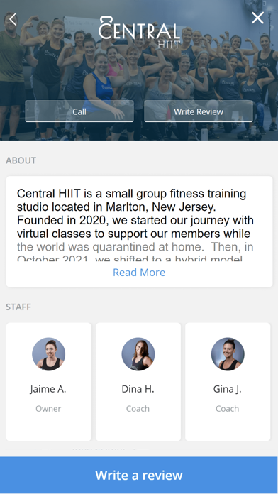 Central HIIT Screenshot