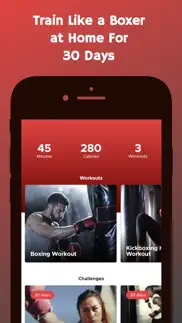 30 day fighter challenge iphone screenshot 2