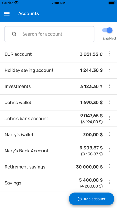 Family Finance Tracker Screenshot