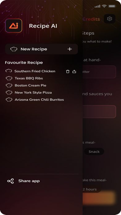 Recipe Ai Pro Generate Recipes Screenshot