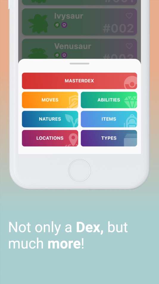 #6. MasterDex - complete pokedex (iOS) 来自: Lorenzo Greco