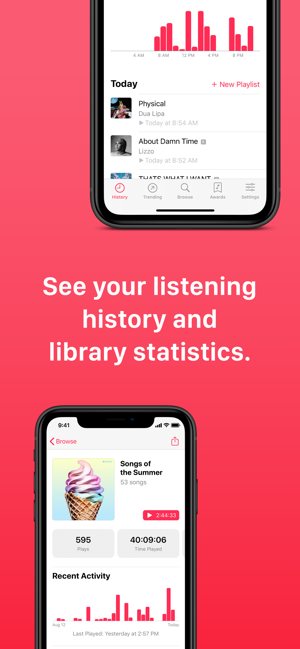 ‎PlayTally: Apple Music Stats Screenshot