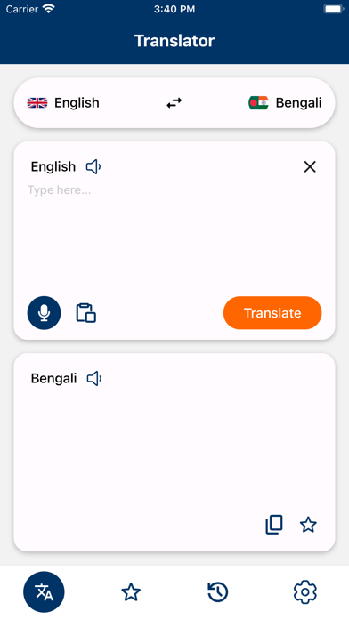 Bengali-English Translator Screenshot