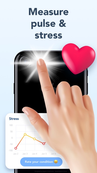 Blood pressure app BreathNow Screenshot