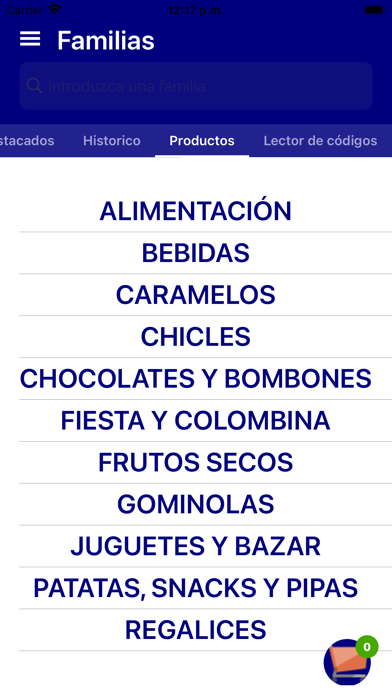 Dulces Oscar Commerce Screenshot