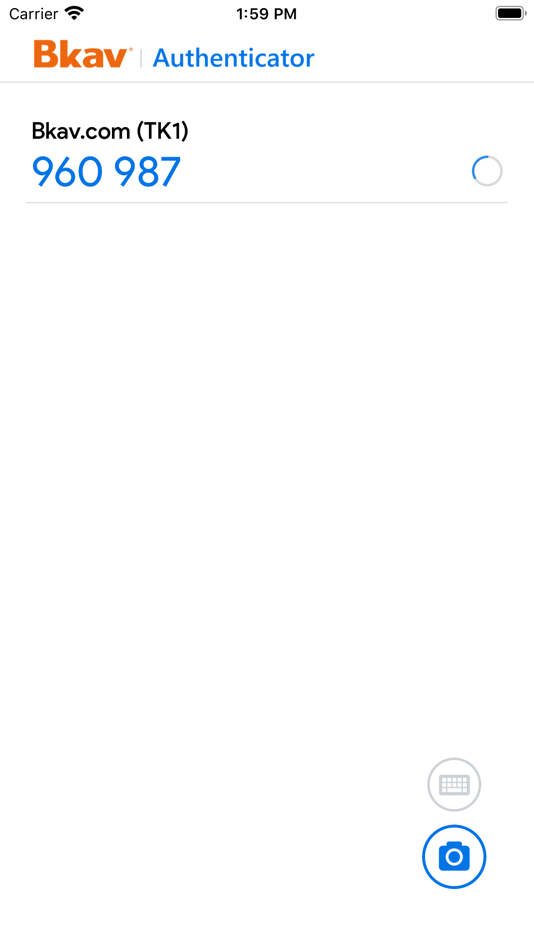 #5. 1MIC Token (iOS) 由: Cục Tin học hóa, Bộ Thông tin và Truyền thông