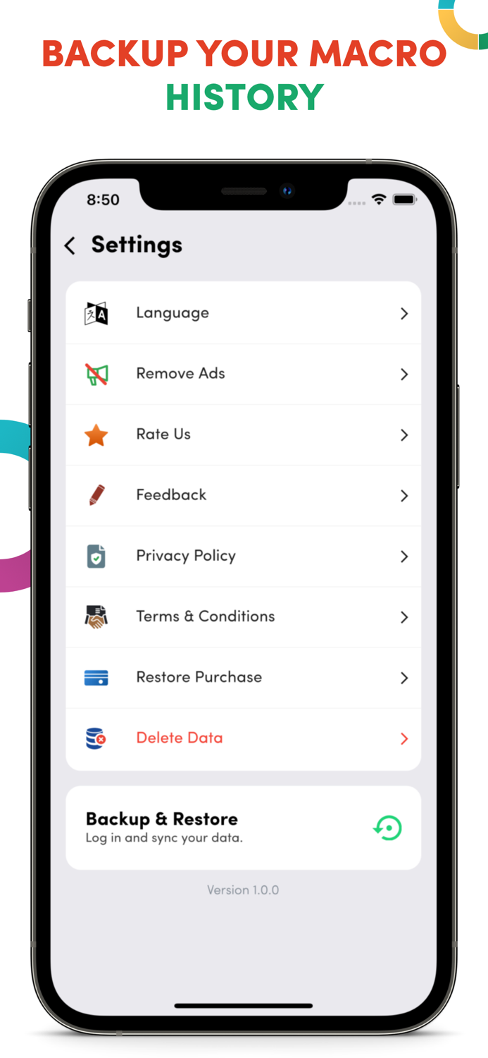 Macro Calculator for Weight GL