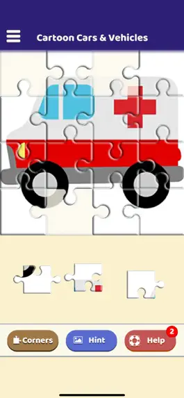 Game screenshot Cartoon Cars & Vehicles Puzzle apk