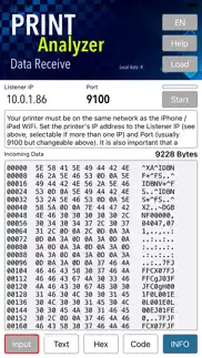 printanalyzer iphone screenshot 1