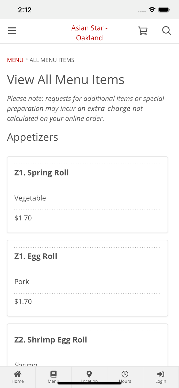 Asian Star - Oakland