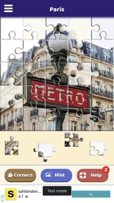 Paris Sightseeing Puzzle Screenshot