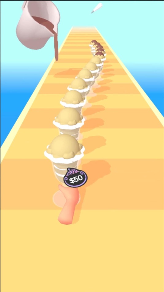 #5. Icecream Stack - build sundae (iOS) Podle: Kwan Shum